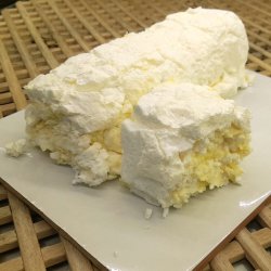 Рулет меренговый с лимонным курдом